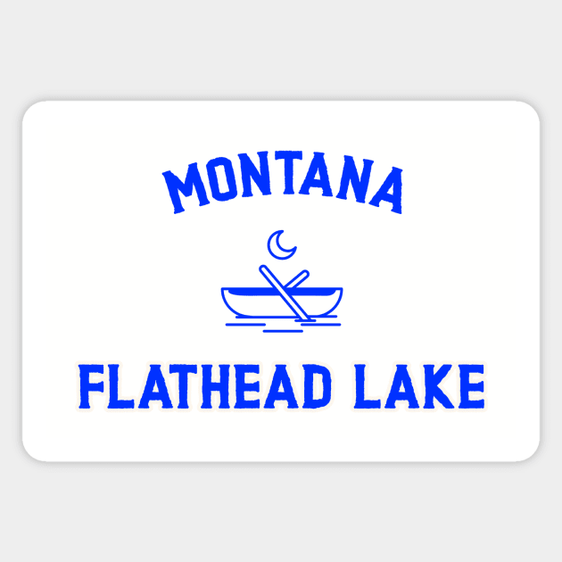 FLATHEAD LAKE MONTANA Sticker by Cult Classics